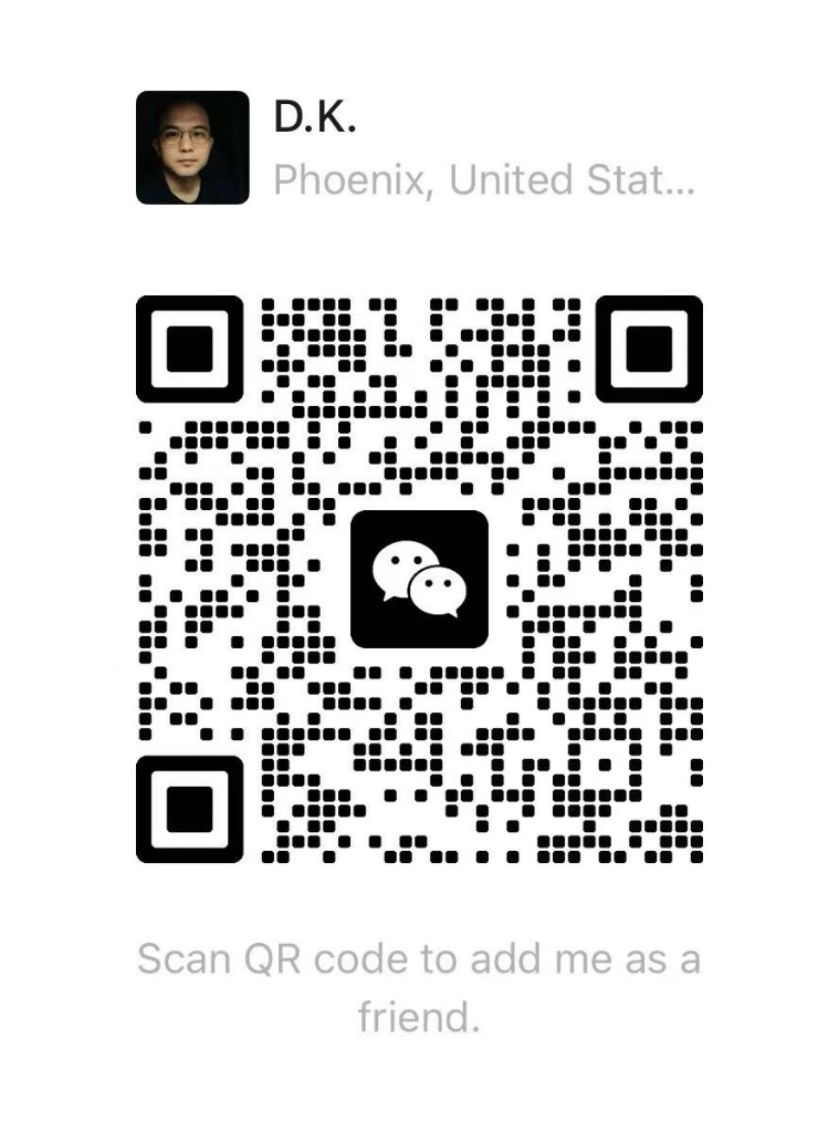 WeChat QR code for rwang220